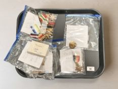 A collection of First and Second World War medals to include 1914-1915 medal named to 25635 PTE I