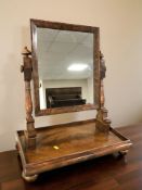 A George IV mahogany swing dressing table mirror,