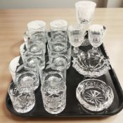 An Edinburgh Crystal goblet, height 18 cm,