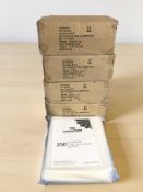 Four boxes containing a very large quantity of polythene work card holders.