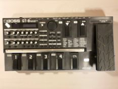 A Boss GT-8 guitar effects processor,