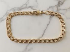 A 9ct gold bracelet, length 24cm. CONDITION REPORT: 12.