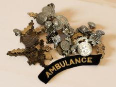 A small quantity of St. John's Ambulance badges, buttons and similar items.