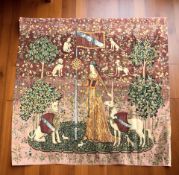 A Belgian Metrax wall tapestry,