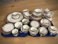 Approximately sixty seven pieces of Royal Grafton majestic tea and dinner porcelain,
