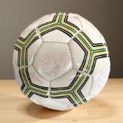 A Newcastle United limited edition football, numbered 1730 of 4000, with facsimile signatures.