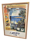 After Picasso : Colour print 'Cannes', 59 cm x 84 cm.