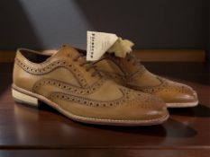 A pair of Firetrap Blackseal gent's tan leather Somerset shoes, UK 7.