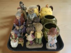A group of continental bisque figures and groups,