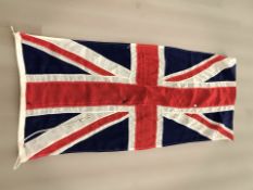 An antique union flag.