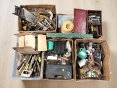 A large quantity of hand tools and hard ware,