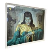 After Tretchikoff : Lady from the Orient, colour print, 68 cm x 57 cm.
