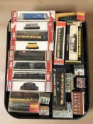 A collection of N gauge locomotives including Lima, Hornby and Graham Farish,