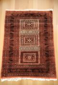 A Balouch rug, Afghanistan, 194 cm x 123 cm.