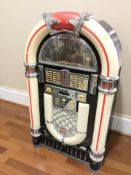 A contemporary CD juke box,
