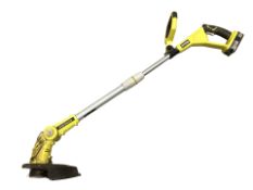 A Ryobi cordless strimmer,