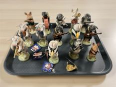 Ten Beswick animal band figurines