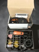 A Fein WPO 12-27 E grinder and a MS xe 636 ii sander,