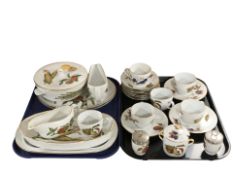 A collection of Royal Worcester Evesham tablewares.
