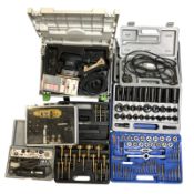 A group of socket and drill bits sets,