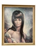 After J H Lynch : Autumn Leaves, colour print, 47 cm x 58 cm.