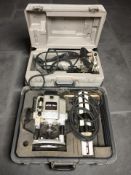 A Porta Cable router and a further plate joiner,