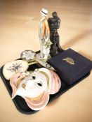 A Ringtons blue glass bowl commemorating 80th birthday of Queen Elizabeth II, in box,