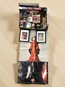 Star Wars collectibles including Monopoly set, reference books, mugs, pictures, etc.