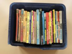 A collection of vintage annuals including The Dandy, Spiderman, Champion, etc.
