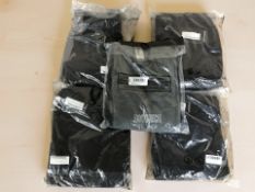 A group of Boohoo Man clothing to include black basic crew neck sweatshirt size M,