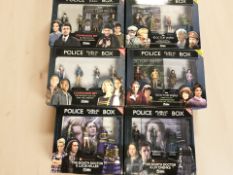 Six Eaglemoss Doctor Who figurine box sets.
