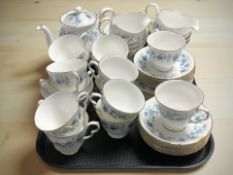 Approximately forty pieces of Colclough Braganza tea china