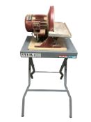 A Rexom EDS-300A disk sander and a Makita mitre saw stand