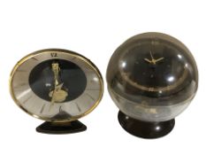 A West German Koral eight day mantel timepiece,