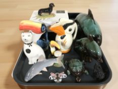 Ceramics to include a Royal Doulton Daschund with original box,