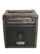 A Laney LA12C amplifier with lead.