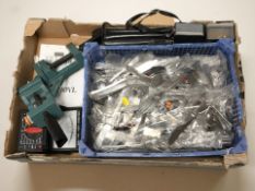 A quantity of stainless steel cutlery, tools and hardware.