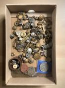 A pair of Second World War British dog tags, stamped 'Kitchenn C.E.