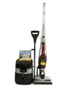 A Morphy Richards vacuum cleaner, shooting stick,