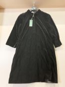 A Hobbs London velvet marciella black dress, UK 14.