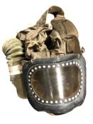 A vintage gas mask.