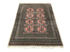 A Lahore Bokhara rug, Pakistan, 194 cm x 132 cm.