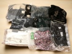 Various women's clothing including a Levis amaya coat size M, other items from New Look,