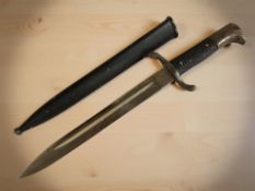 A Second World War German parade bayonet signed 'Carl Eickhorn, Solingen',