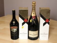 A magnum bottle of Moet & Chandon Imperial Brut champagne, 1500ml,