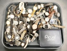 A large quantity of vintage and later lady's and gent's wristwatches including Sekonda, Lorus,