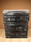 A Technics hi-fi system.