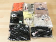 A group of new shirts and tops including Levis, Superdry, Nike, Jack Wills, Guess, etc.