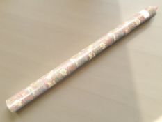 A large roll of Morris & Co patterned material 'Strawberry Thief' in crimson, width 200 cm,