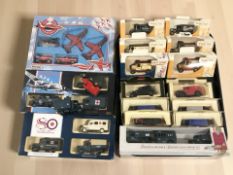 Mainly boxed die cast cars and models including Days Gone and Matchbox.